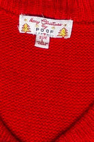 Merry Christmas by Poof Santa Pom Pom Ugly Christmas Vest (2010s)