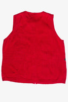 Crazy Horse Holiday Patches Bell Zip Up Ugly Christmas Vest (2000s)