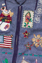 Vintage Victoria Jones Rustic American Christmas Ugly Christmas Vest (2000s)