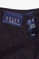 Plaid Christmas Tree Patches Crazy Horse Ugly Christmas Vest (2000s)