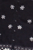 Embroidered Snowflake Pattern Russ Ugly Christmas Vest (2000s)
