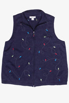 String Holiday Lights CJ Banks Ugly Christmas Vest (2000s)