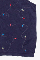 String Holiday Lights CJ Banks Ugly Christmas Vest (2000s)