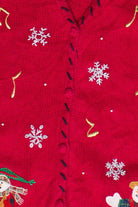 Vintage Pappagallo Caroling Snowmen Ugly Christmas Vest (1990s)