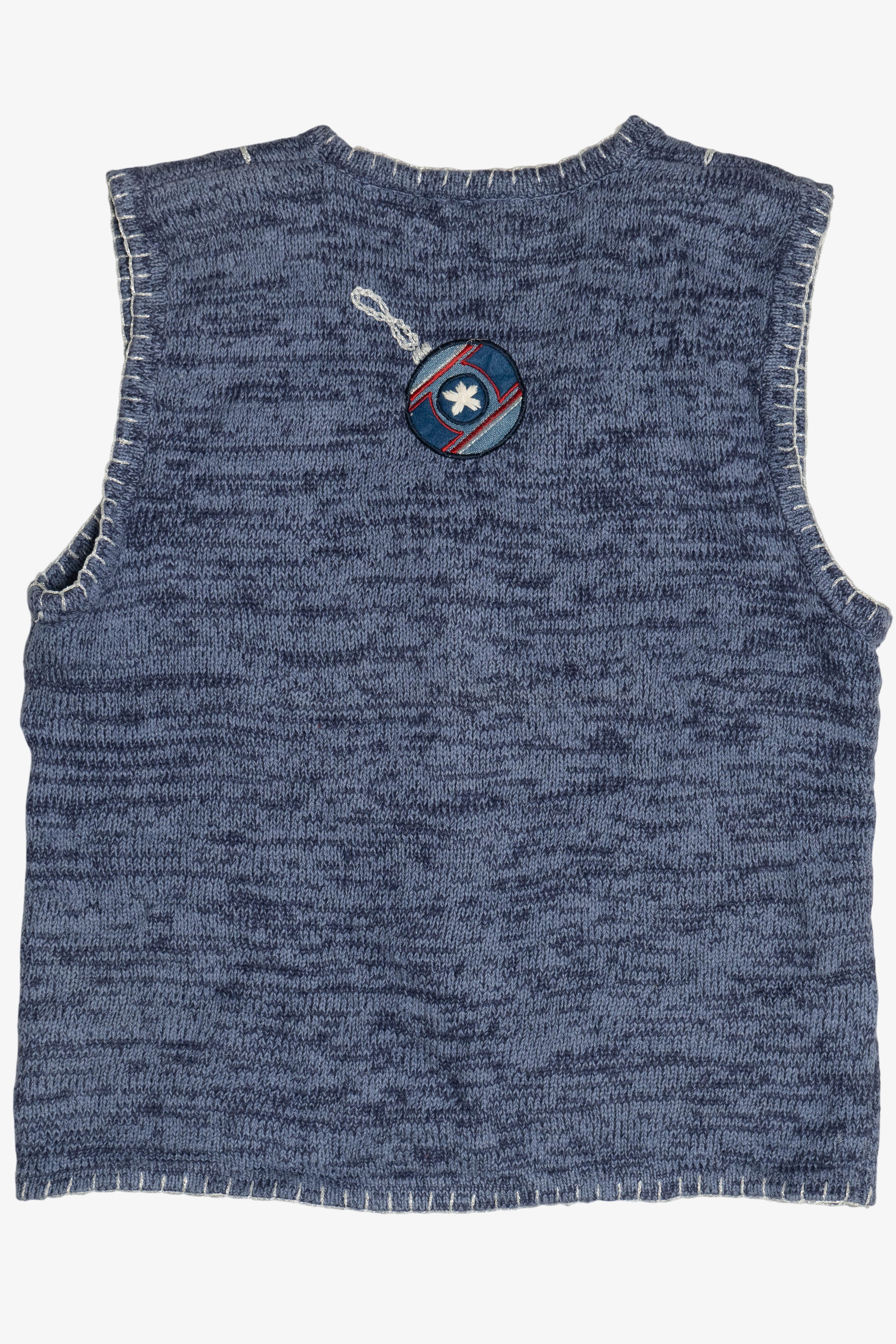 Vintage Bobbie Brooks Americana Ornaments Ugly Christmas Vest (1990s)
