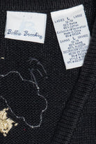 Vintage Angles In The Night Sky Ugly Christmas Vest (1990s)