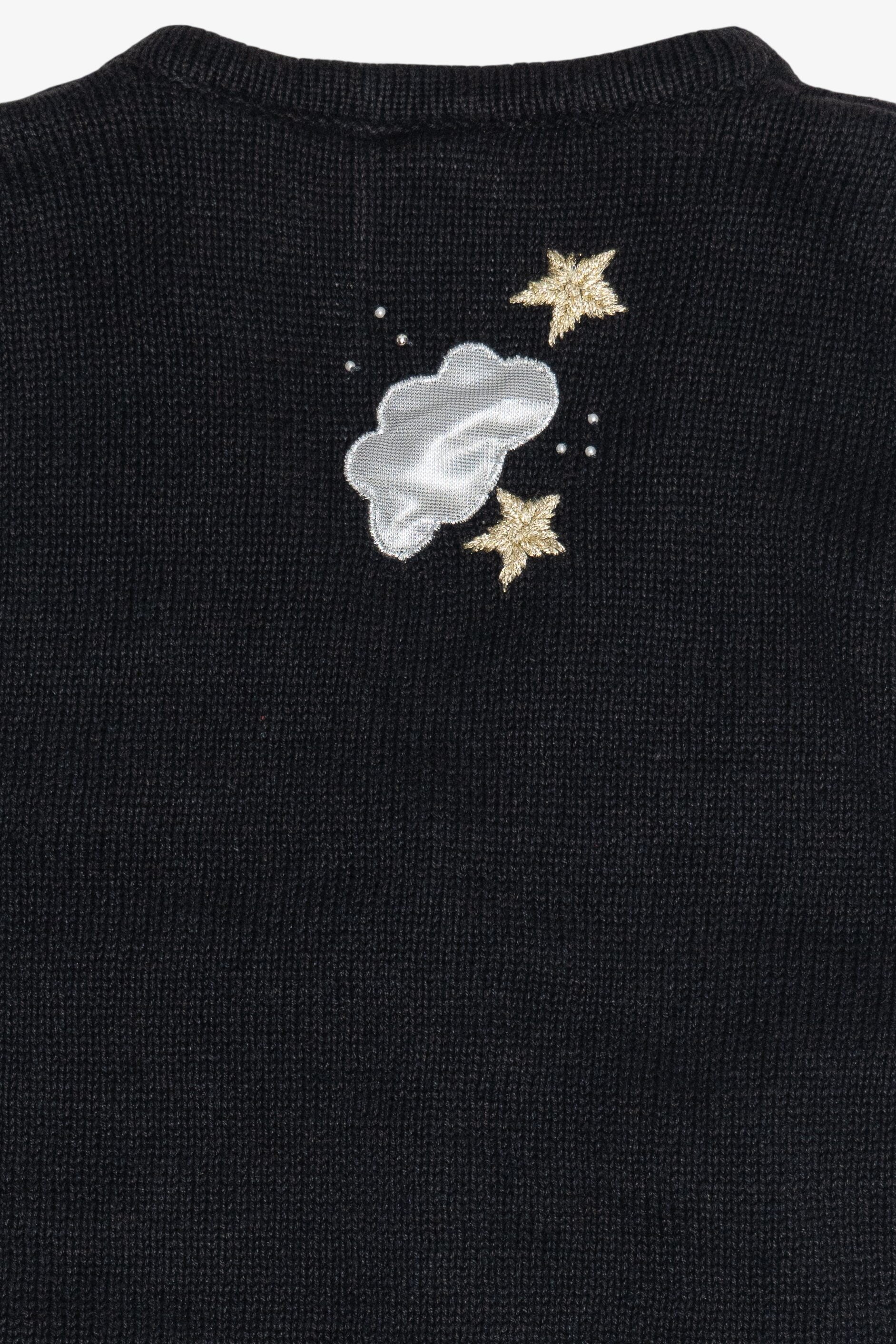 Vintage Angles In The Night Sky Ugly Christmas Vest (1990s)