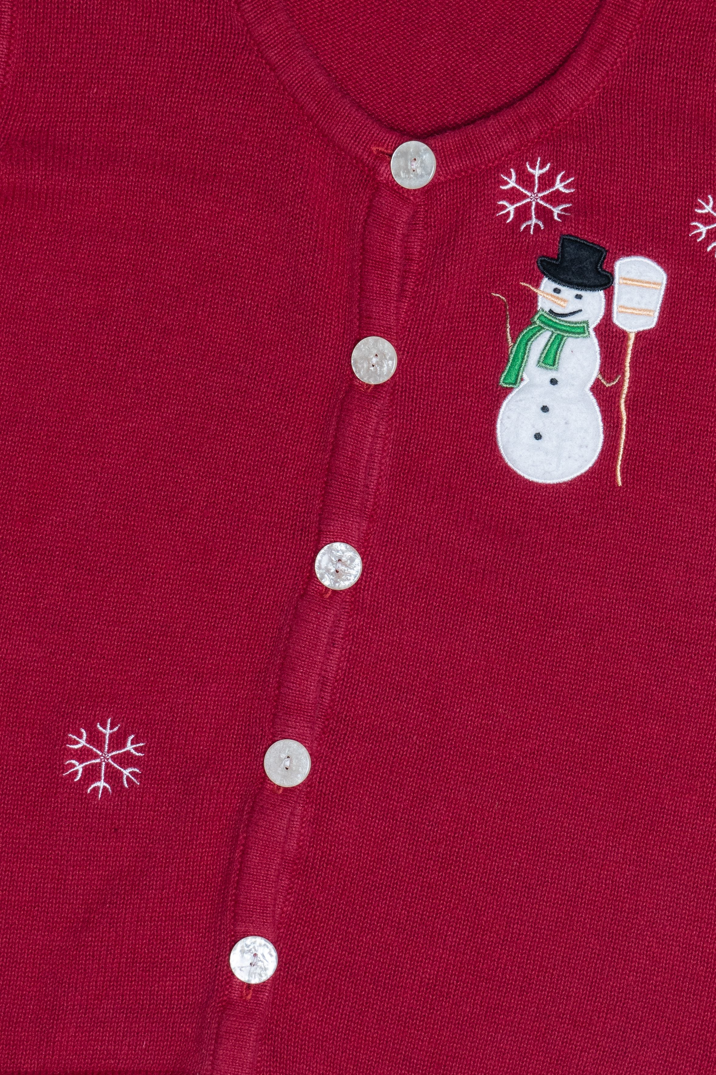 Vintage Snowman Ugly Christmas Vest (2000s)
