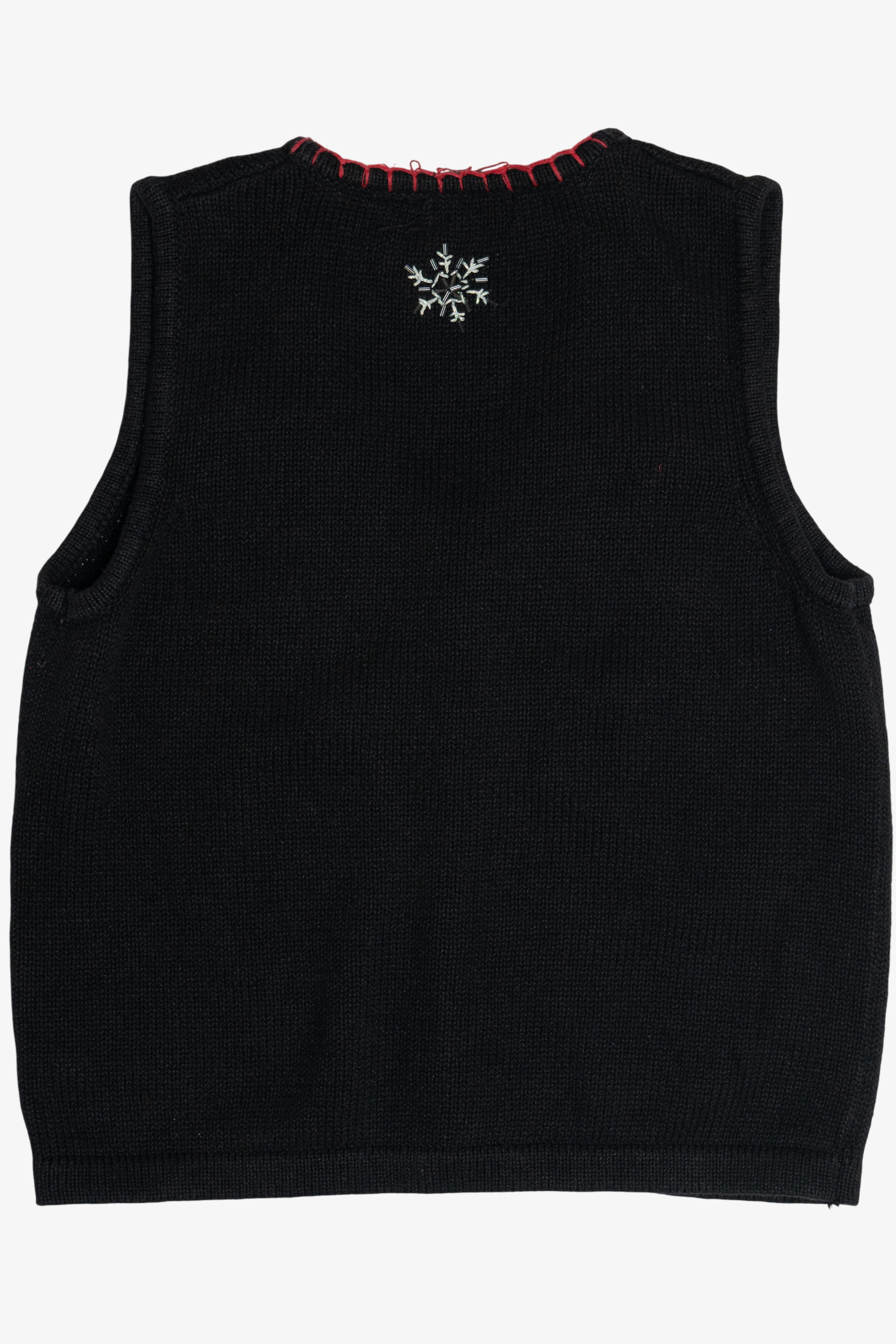Vintage "Let It Snow" Ugly Christmas Vest (1990s)