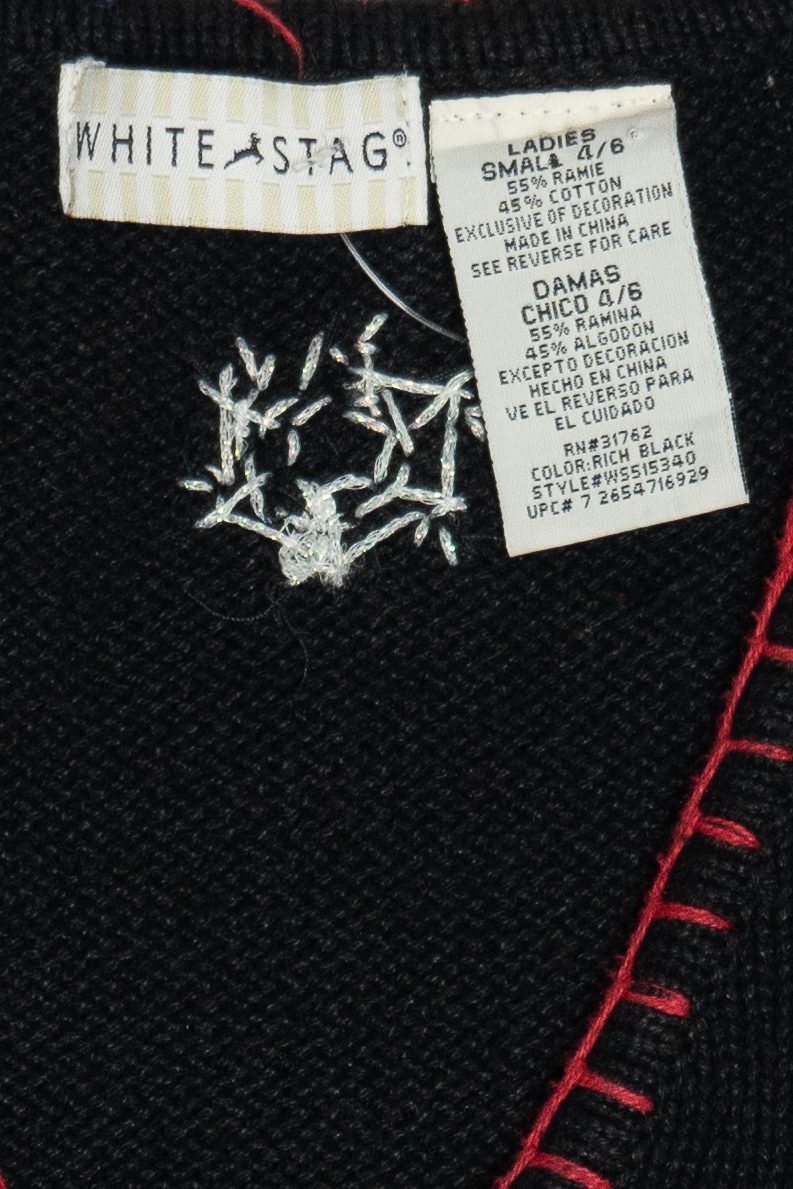 Vintage "Let It Snow" Ugly Christmas Vest (1990s)