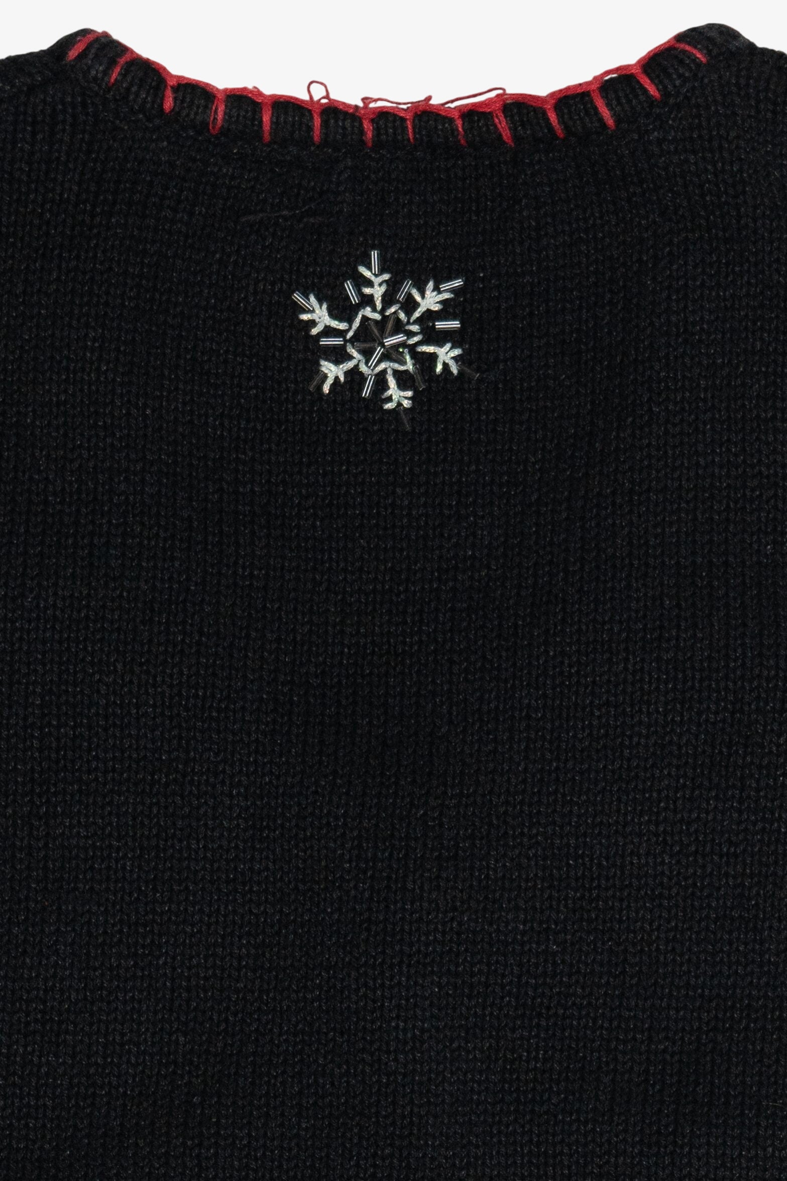 Vintage "Let It Snow" Ugly Christmas Vest (1990s)