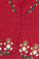 Vintage Hand Embroidered Bryn Connelly Ugly Christmas Vest (1990s)