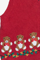 Vintage Hand Embroidered Bryn Connelly Ugly Christmas Vest (1990s)