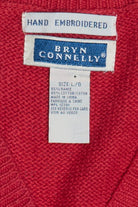 Vintage Hand Embroidered Bryn Connelly Ugly Christmas Vest (1990s)
