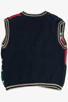 Vintage Black Ugly Christmas Vest (1990s)
