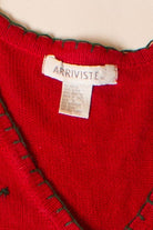 Vintage Snowflakes Collage Ugly Christmas Vest (1990s)