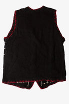 Vintage Snowmen Grid Ugly Christmas Vest (1990s)