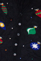 Bejeweled Ornaments Ugly Christmas Vest (2010s)