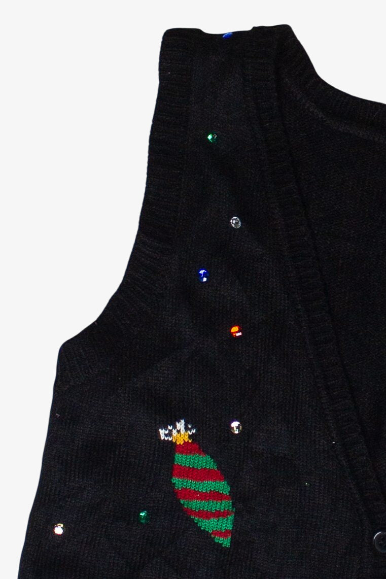 Bejeweled Ornaments Ugly Christmas Vest (2010s)