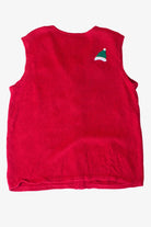 Vintage Skiing Snowmen Ugly Christmas Vest (1990s)