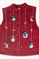 Snowmen Ugly Christmas Vest (1990s)