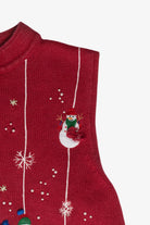 Snowmen Ugly Christmas Vest (1990s)