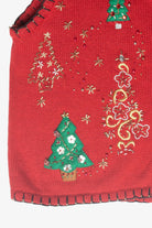  Christmas Trees Ugly Vintage Christmas Vest (1990s)
