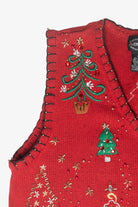  Christmas Trees Ugly Vintage Christmas Vest (1990s)