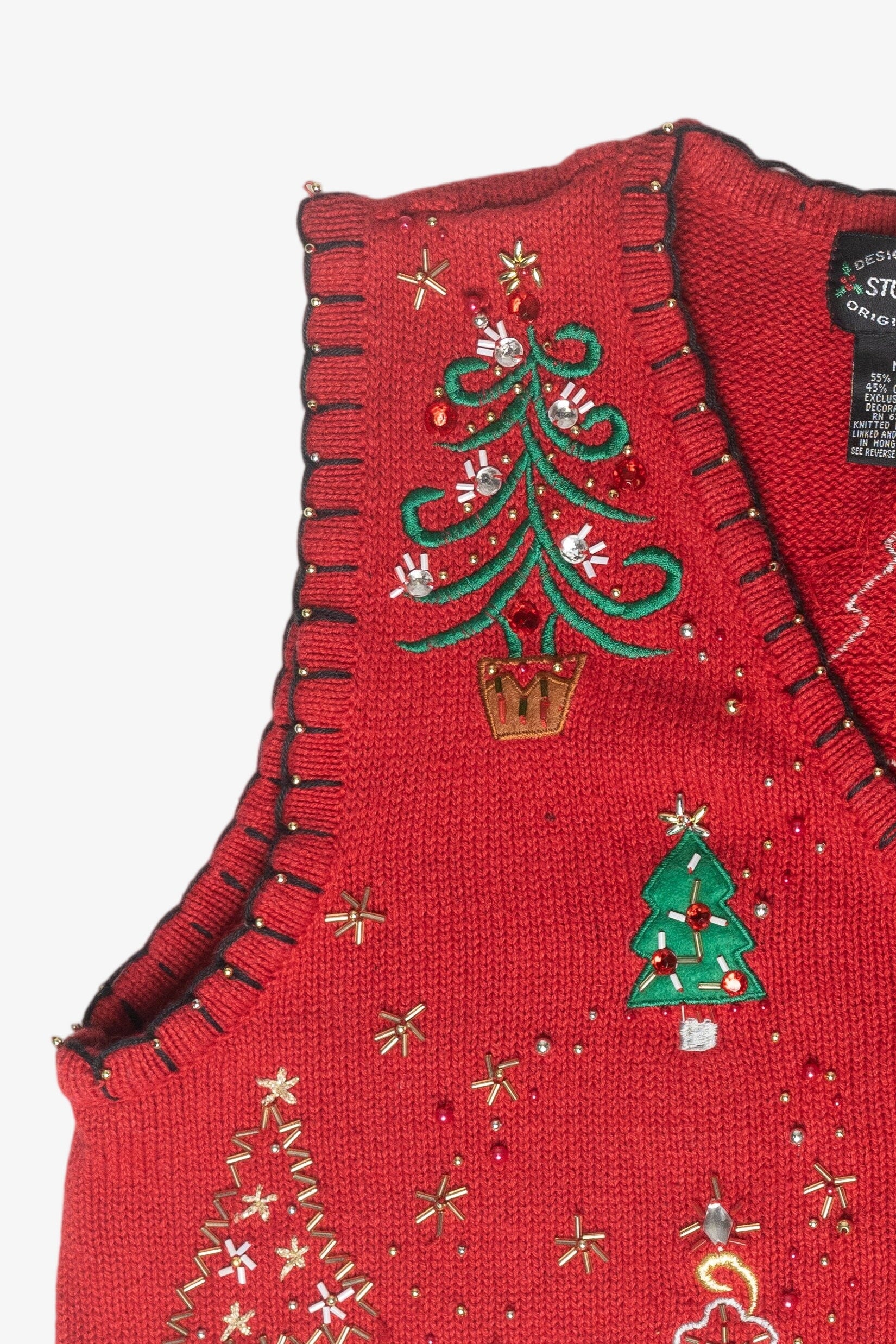  Christmas Trees Ugly Vintage Christmas Vest (1990s)