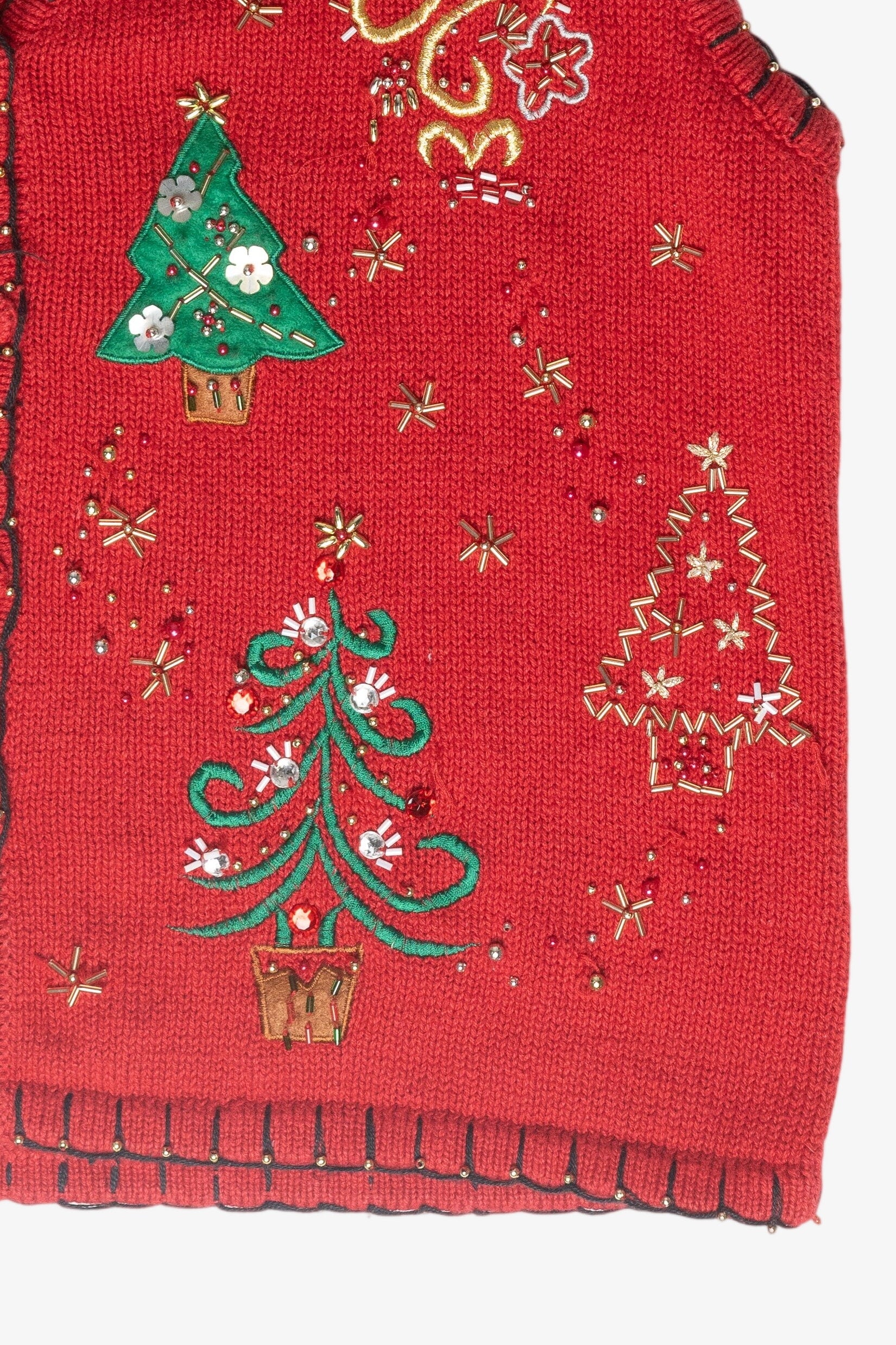 Christmas Trees Ugly Vintage Christmas Vest (1990s)