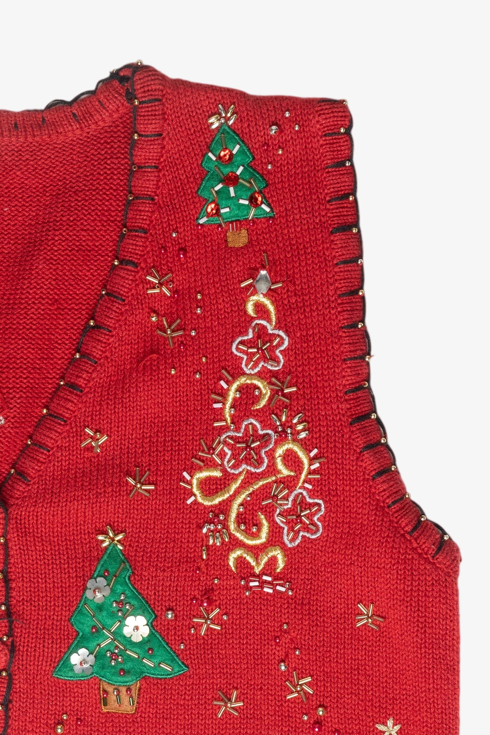 Christmas Trees Ugly Vintage Christmas Vest (1990s)