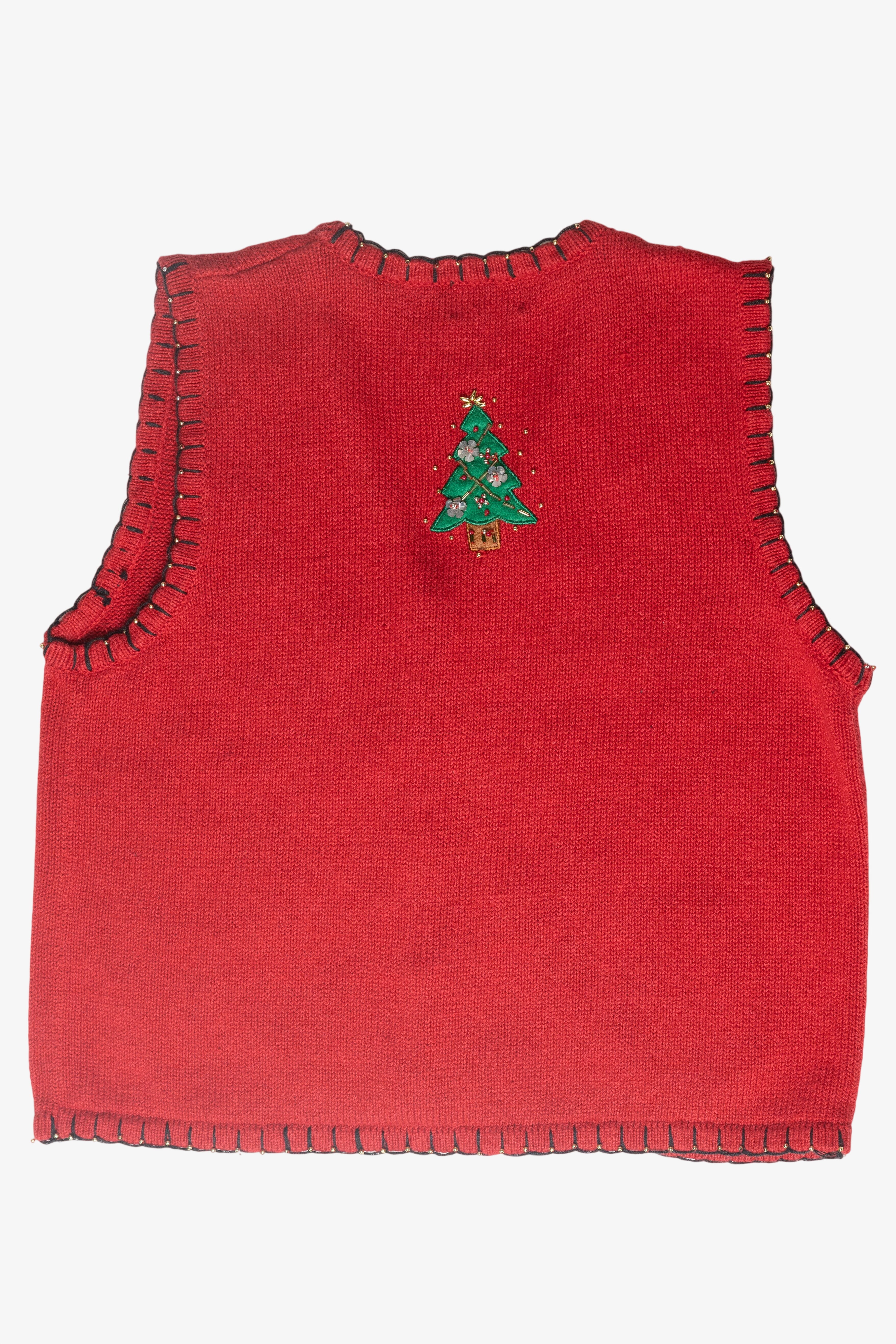  Christmas Trees Ugly Vintage Christmas Vest (1990s)