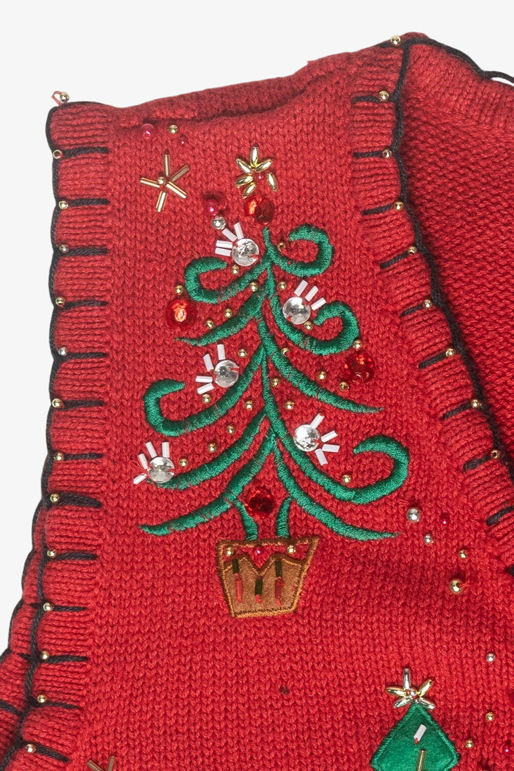  Christmas Trees Ugly Vintage Christmas Vest (1990s)