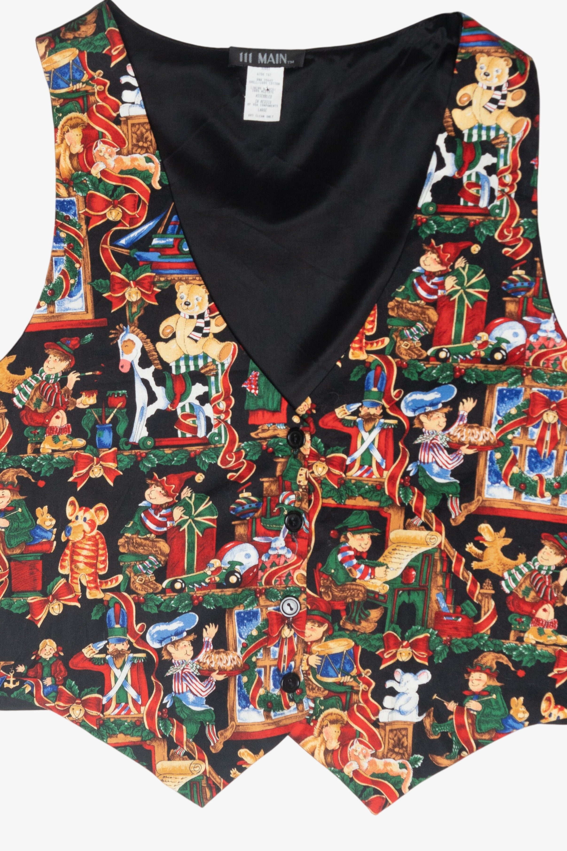 Santa's Workshop Vintage Ugly Christmas Vest (2000s)