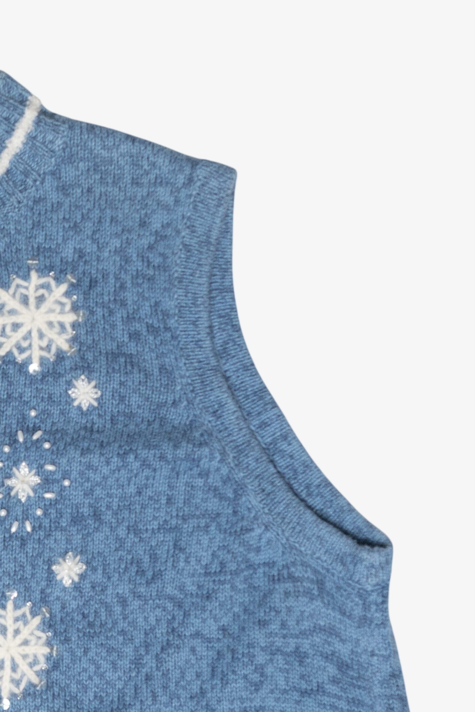 Snowflakes Vintage Ugly Christmas Sweater (2000s)