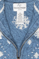 Snowflakes Vintage Ugly Christmas Sweater (2000s)