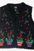 Holly Vintage Ugly Christmas Vest (2000s)