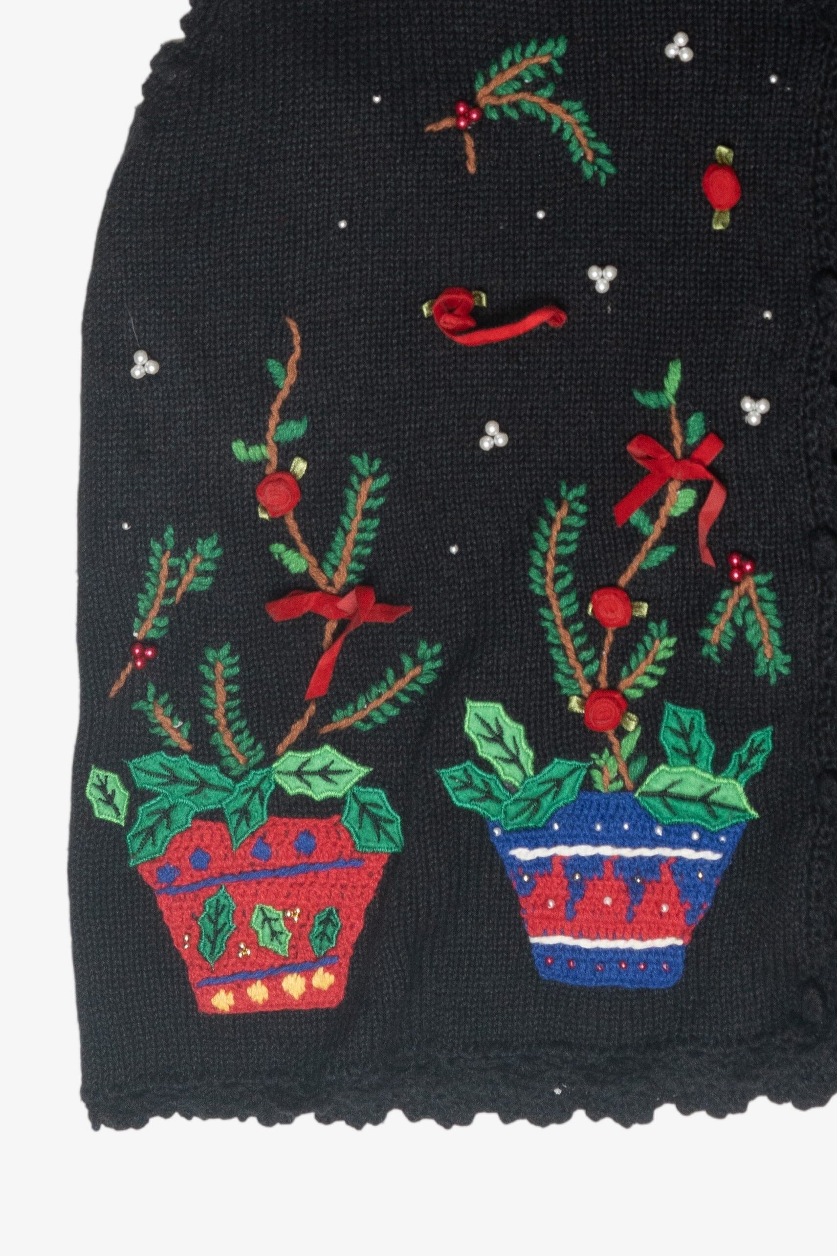 Holly Vintage Ugly Christmas Vest (2000s)