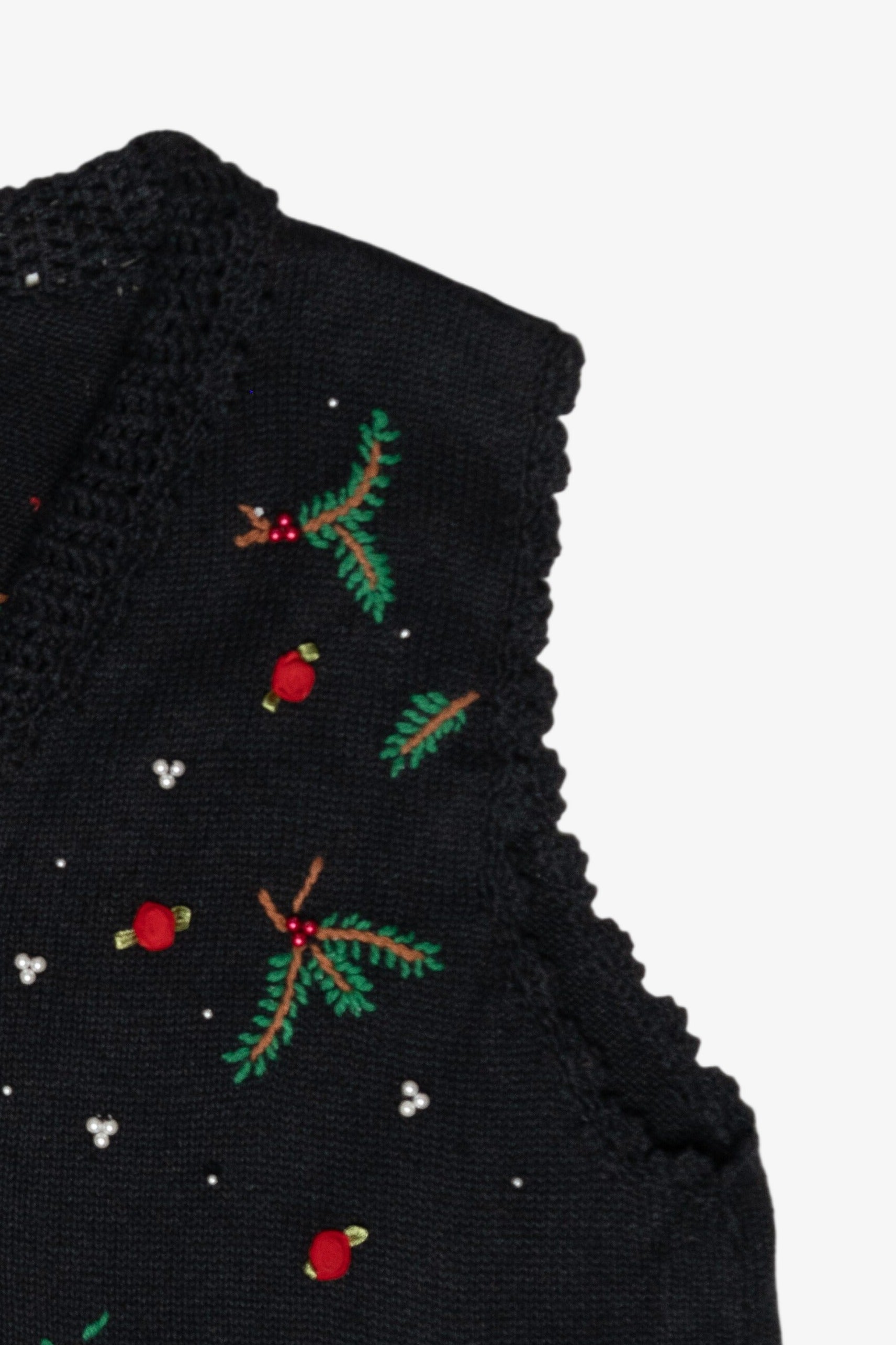 Holly Vintage Ugly Christmas Vest (2000s)