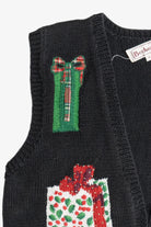 Vintage Presents Ugly Christmas Sweater Vest (1980s)