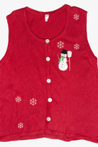 Snowmen Ugly Vintage Christmas Vest (1990s)
