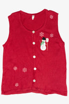Snowmen Ugly Vintage Christmas Vest (1990s)