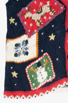 Hand Knit Vintage Ugly Christmas Vest (1990s)