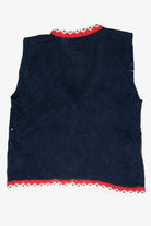 Hand Knit Vintage Ugly Christmas Vest (1990s)
