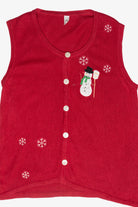 Snowmen Ugly Vintage Christmas Vest (1990s)