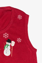Snowmen Ugly Vintage Christmas Vest (1990s)