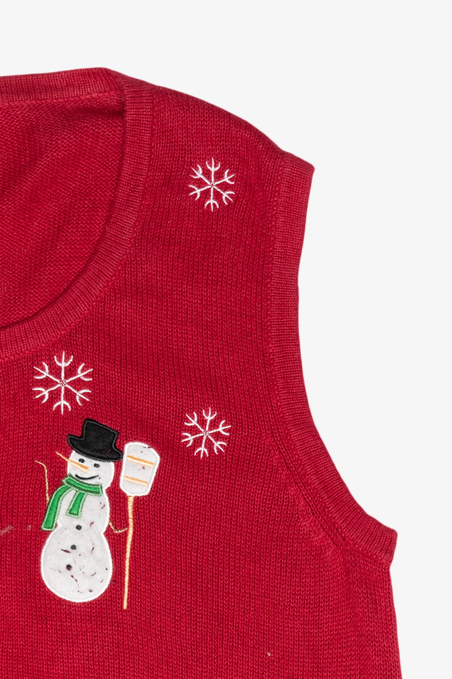 Snowmen Ugly Vintage Christmas Vest (1990s)