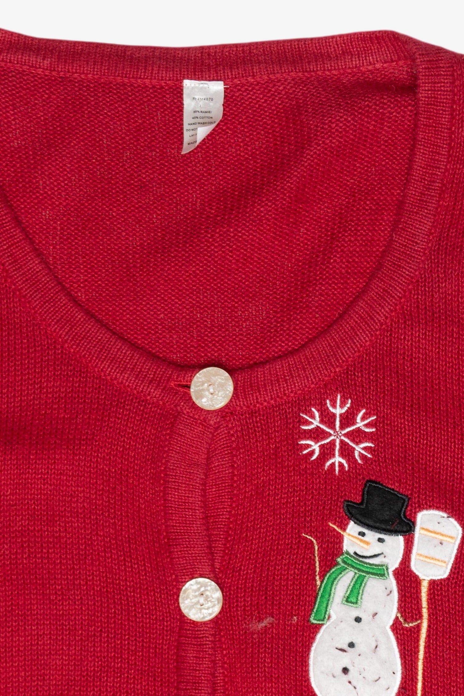 Snowmen Ugly Vintage Christmas Vest (1990s)