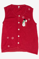 Snowmen Ugly Vintage Christmas Vest (1990s)