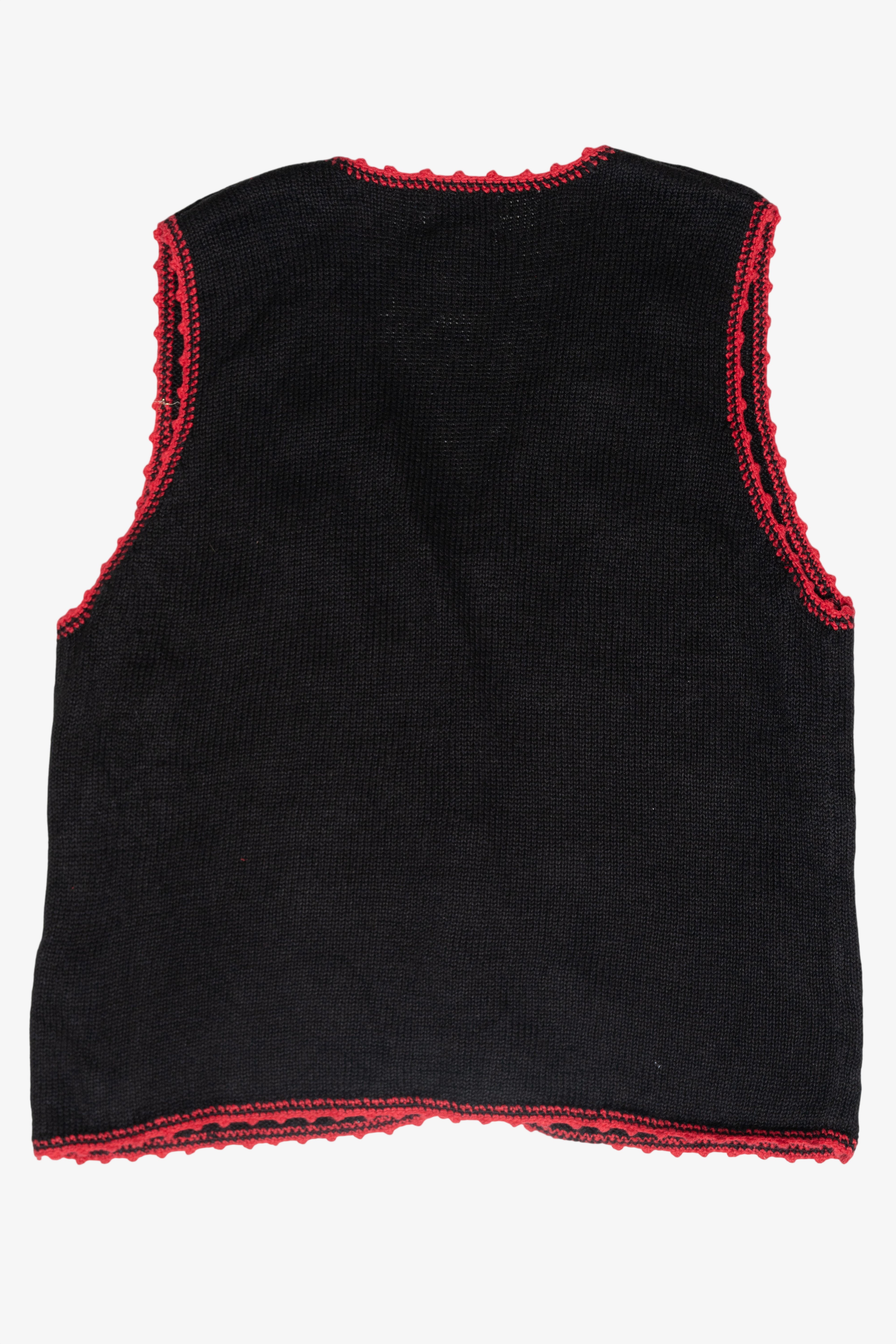 Noel Snowmen Vintage Ugly Christmas Vest (1990s)